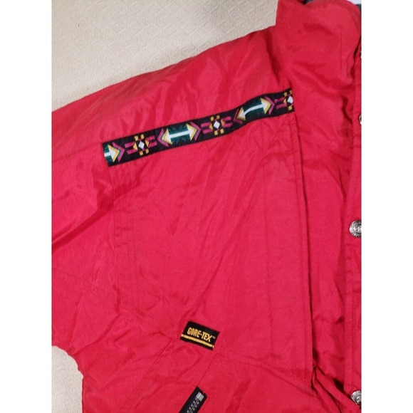 Vintage Alpine Design Jacket Mens Large L Goretex Full Zip Snap Button Softshell - Picture 7 of 16